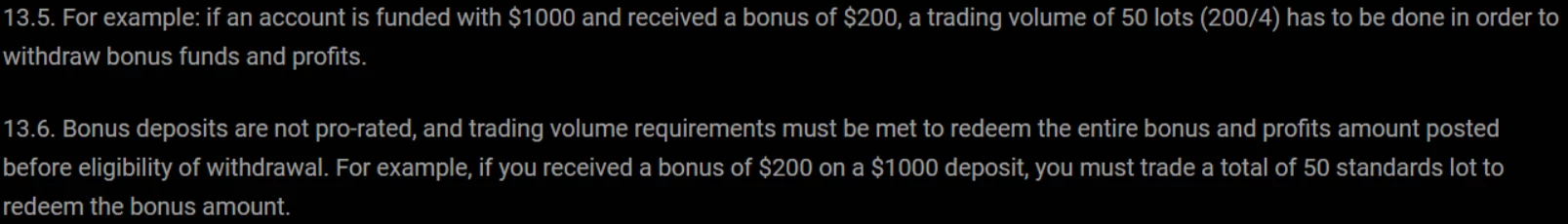По словам посредника fwisolutions.com, бонусы предусмотрены для каждого нового клиента