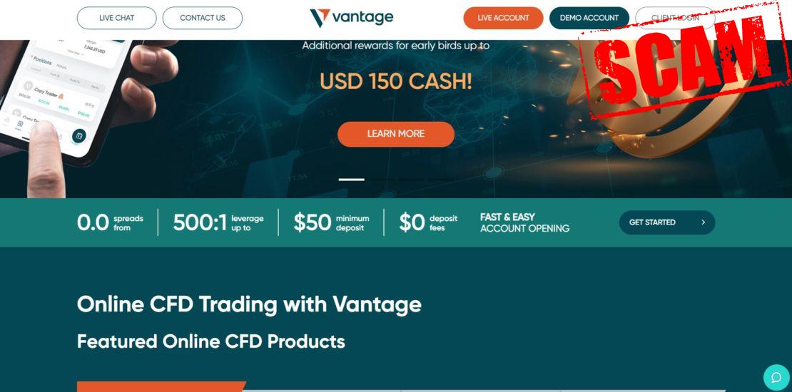 Как брокер Vantage разводит своих клиентов?