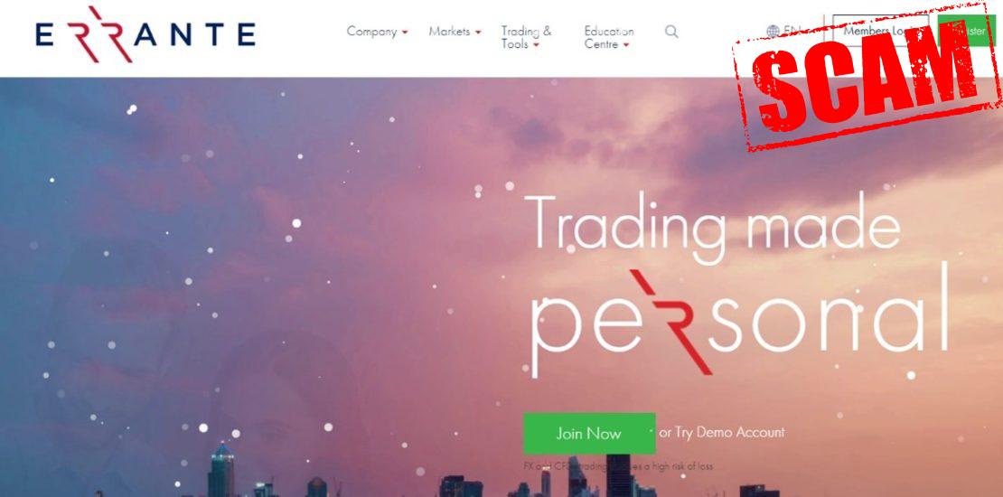 Безопасно ли сотрудничать с Errante? Неужели развод?