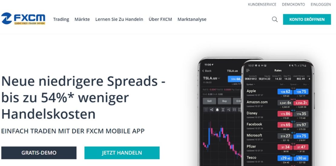 Торговля с FXCM: условия и платформы