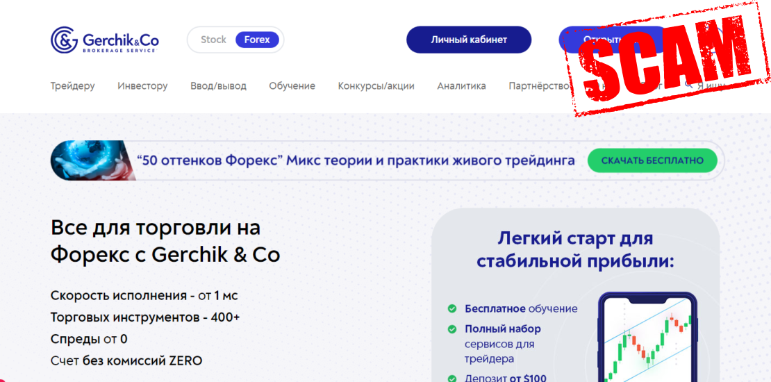 Инвестиционная компания Gerchik & Co: все преимущества и недостатки проекта