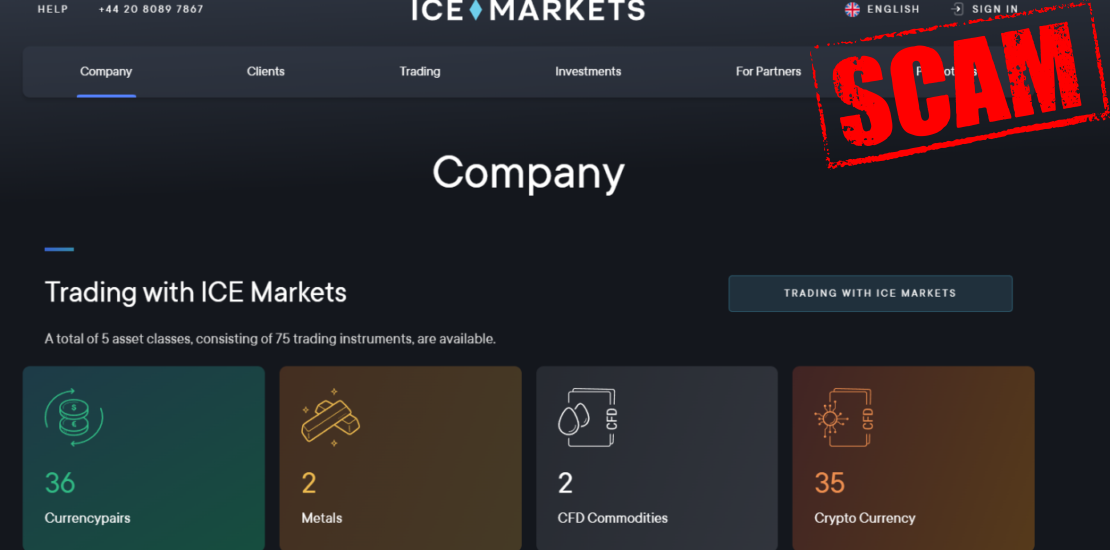 Обзор брокера ICE MARKETS и отзывы клиентов